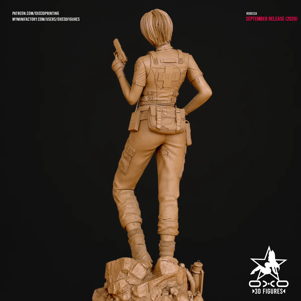 Rebecca Chambers | Fan Art | 3D Printed Resin Model Garage Kit | *Un-Painted* | OXO3D 7