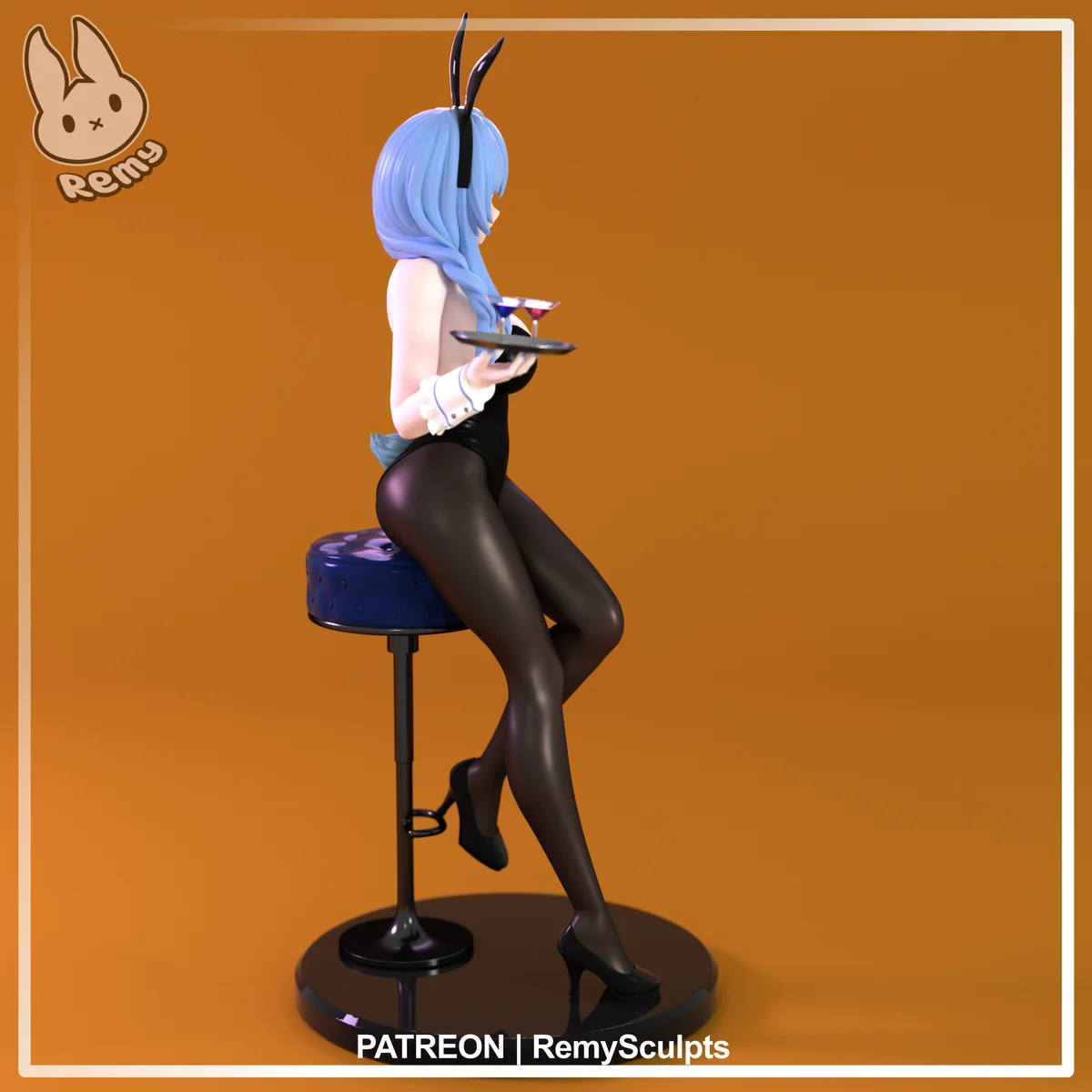 PekoMama | Fan Art | 3D Printed Resin Model Garage Kit | *Un-Painted* | Remy Sculpts 4