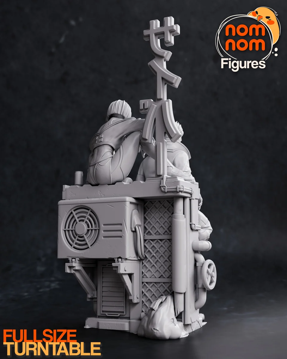 Lucy x David | Fan Art | 3D Printed Resin Model Garage Kit | *Un-Painted* | Nomnom 5