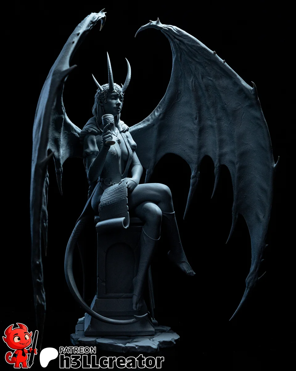 Mizora | Fan Art | 3D Printed Resin Model Garage Kit | *Un-Painted* | H3LL Creator 6
