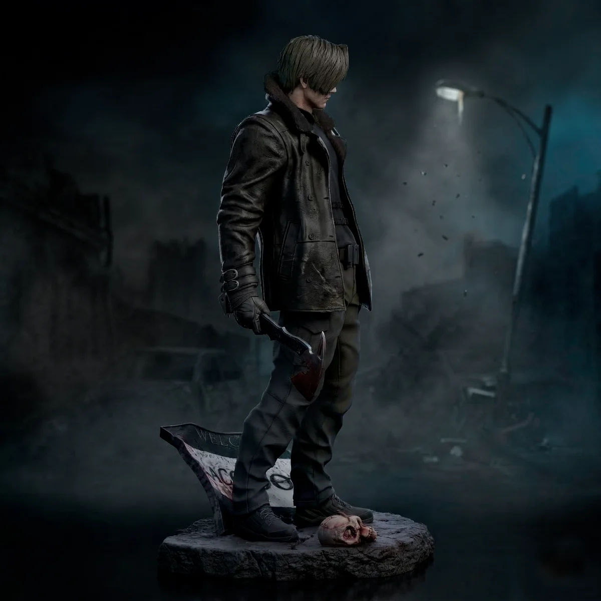 Leon S. Kennedy | Fan Art | 3D Printed Resin Model Garage Kit | *Un-Painted* | Rechtag 3