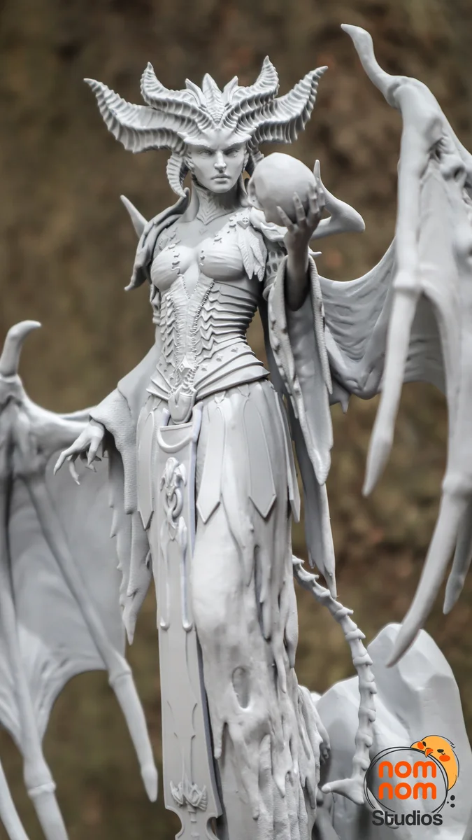 Lilith | Fan Art | 3D Printed Resin Model Garage Kit | *Un-Painted* | Nomnom 8