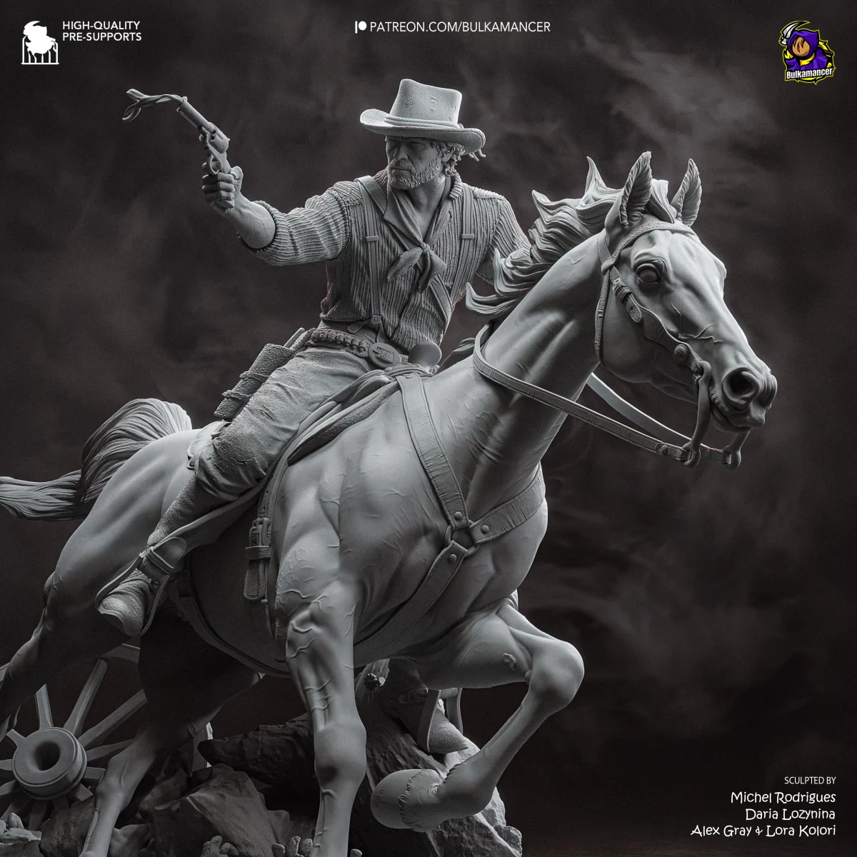 Arthur Morgan | Fan Art | 3D Printed Resin Model Garage Kit | *Un-Painted* | Bulkamancer 8