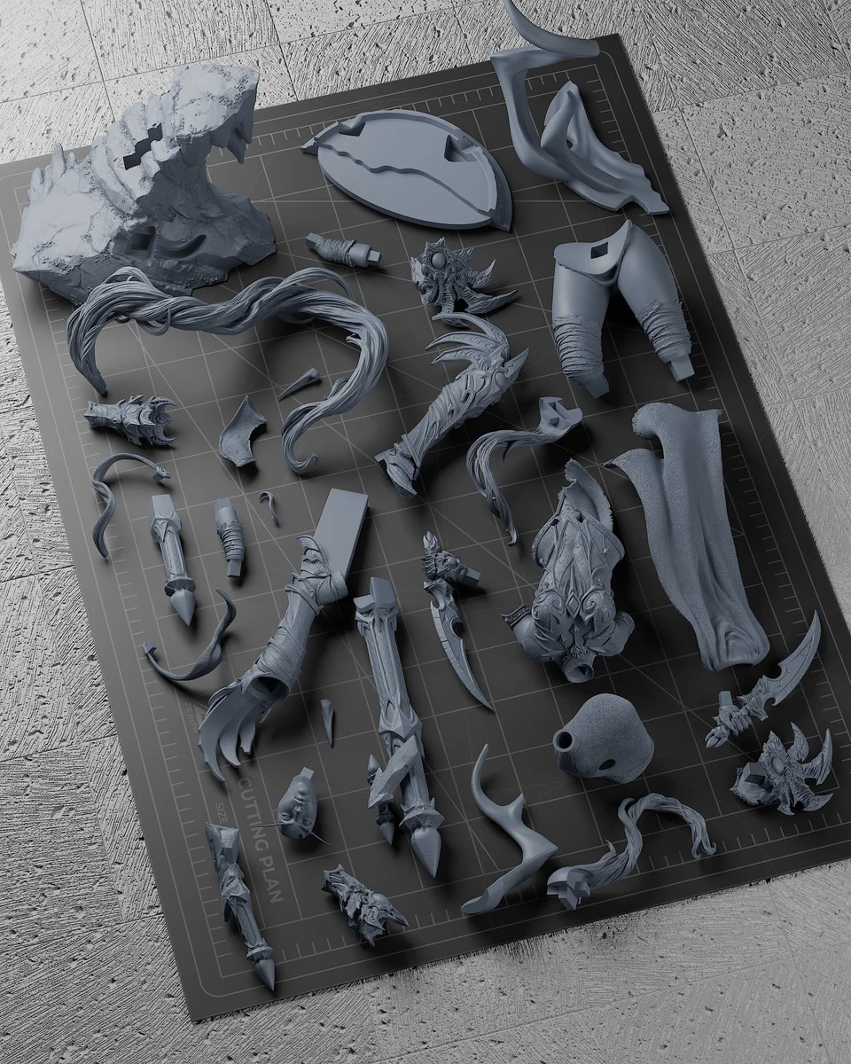 Valeera Sanguinar | Fan Art | 3D Printed Resin Model Garage Kit | *Un-Painted* | Zenith Studios 7