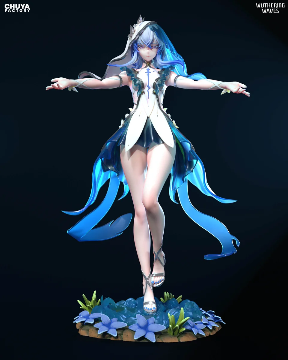 Shorekeeper | Fan Art | 3D Printed Resin Model Garage Kit | *Un-Painted* | Chuya Factory 3
