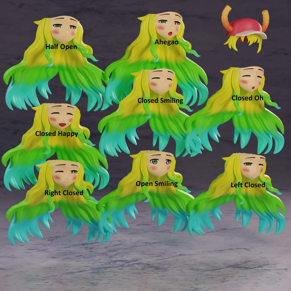 Dragon Maid | Fan Art | 3D Printed Resin Model Garage Kit | *Un-Painted* | Polybits 9