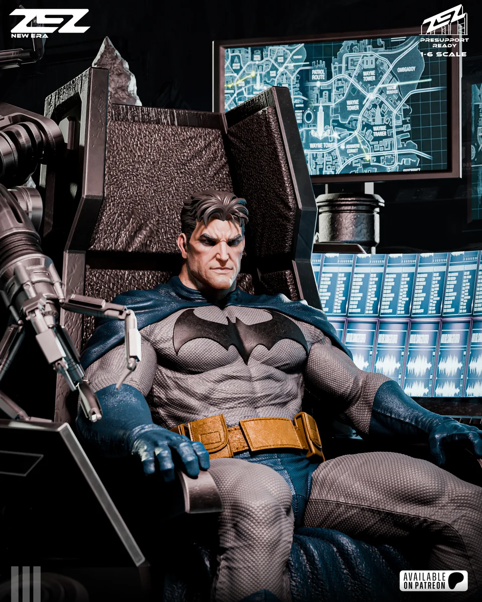 Batman Throne | Fan Art | 3D Printed Resin Model Garage Kit | *Un-Painted* | ZEZ Studio 5