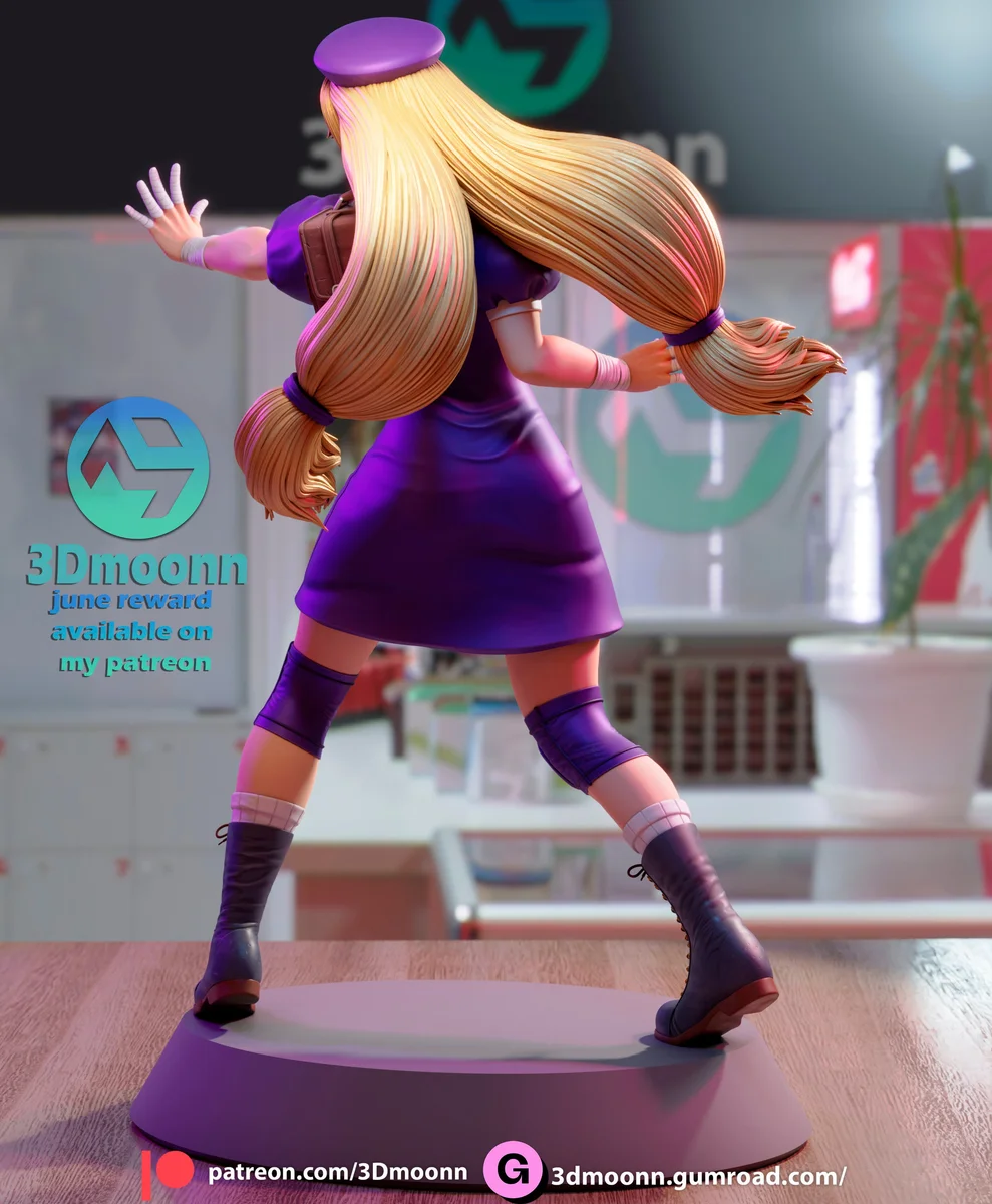 Sumo Girl | Fan Art | 3D Printed Resin Model Garage Kit | *Un-Painted* | 3DMoon 4