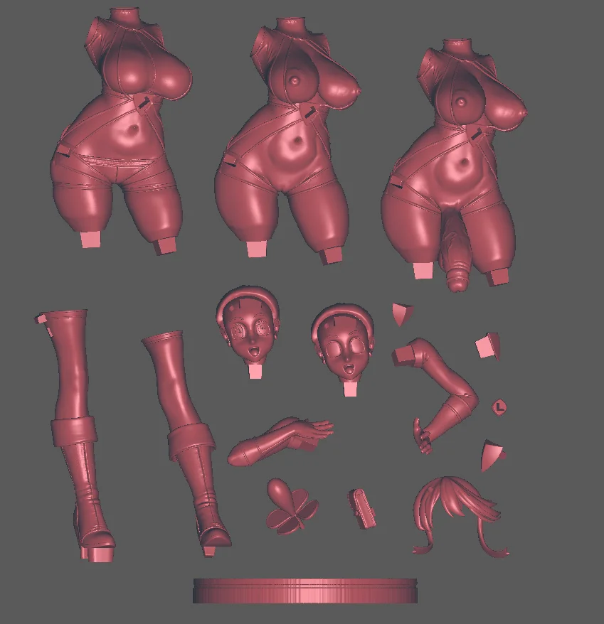 Skyla | Fan Art | 3D Printed Resin Model Garage Kit | *Un-Painted* | Officer Rhu 8