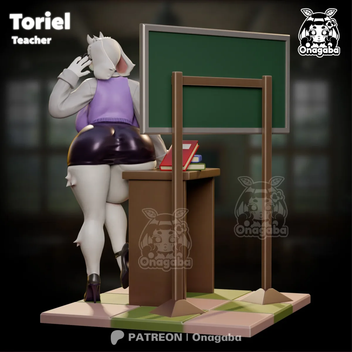 Toriel Teacher | Fan Art | 3D Printed Resin Model Garage Kit | *Un-Painted* | ONAGABA 6