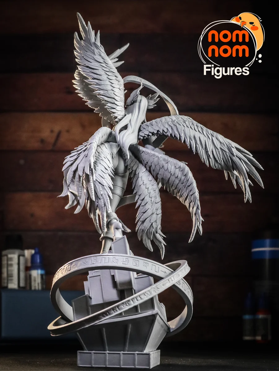 Angewomon | Fan Art | 3D Printed Resin Model Garage Kit | *Un-Painted* | Nomnom 12