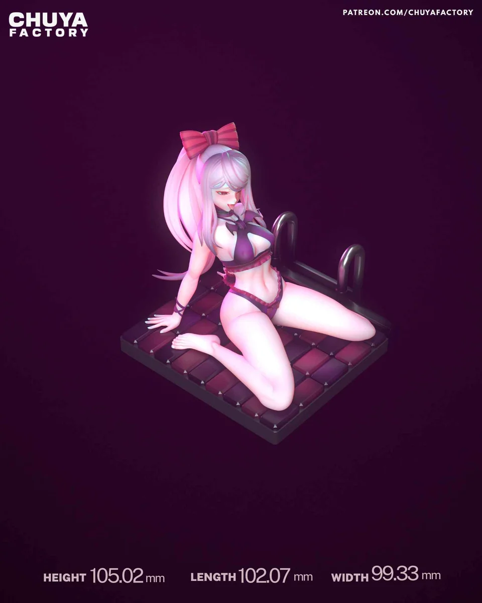 Shalltear Bloodfallen | Fan Art | 3D Printed Resin Model Garage Kit | *Un-Painted* | Chuya Factory 9