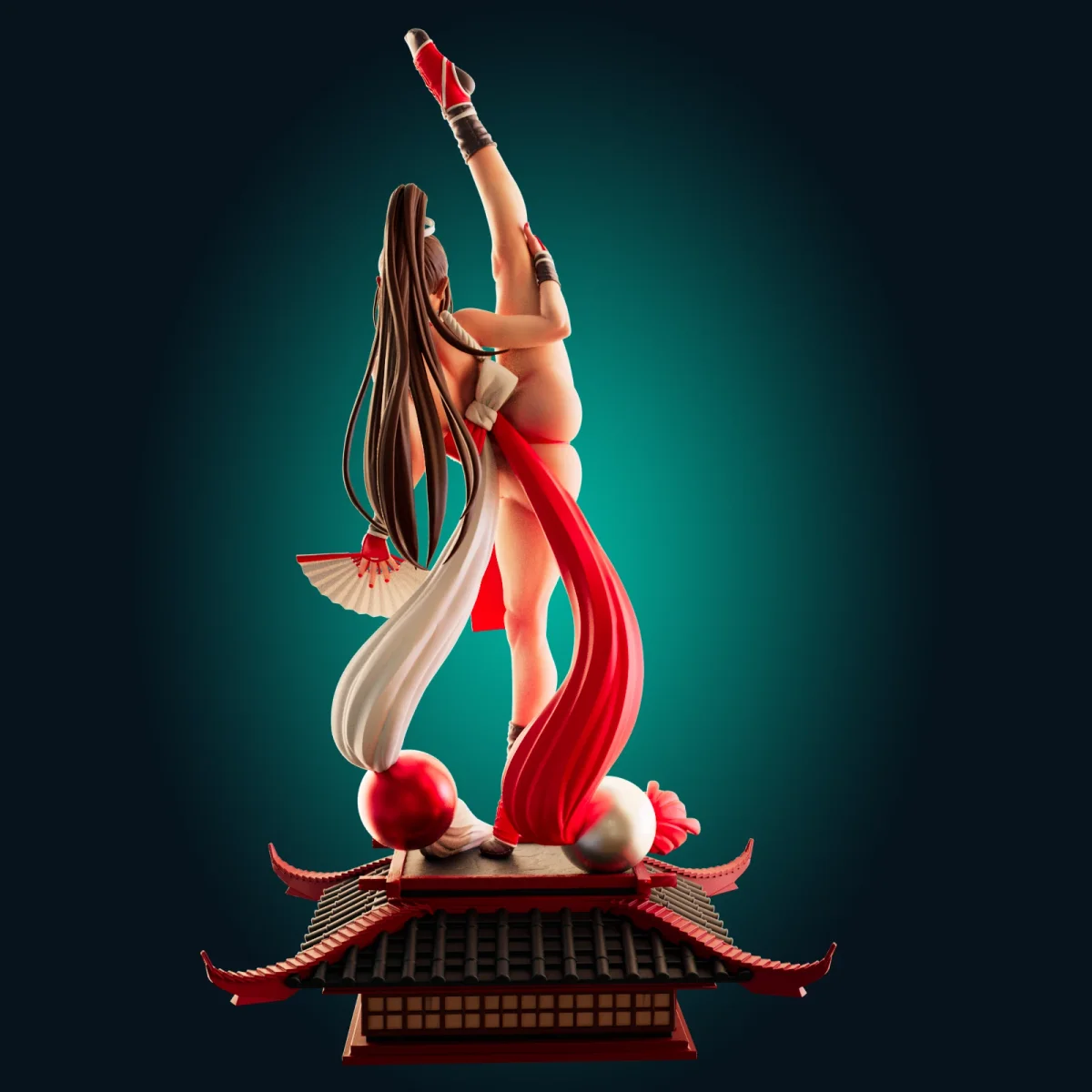 Mai Shiranui | Fan Art | 3D Printed Resin Model Garage Kit | *Un-Painted* | Officer Rhu 2