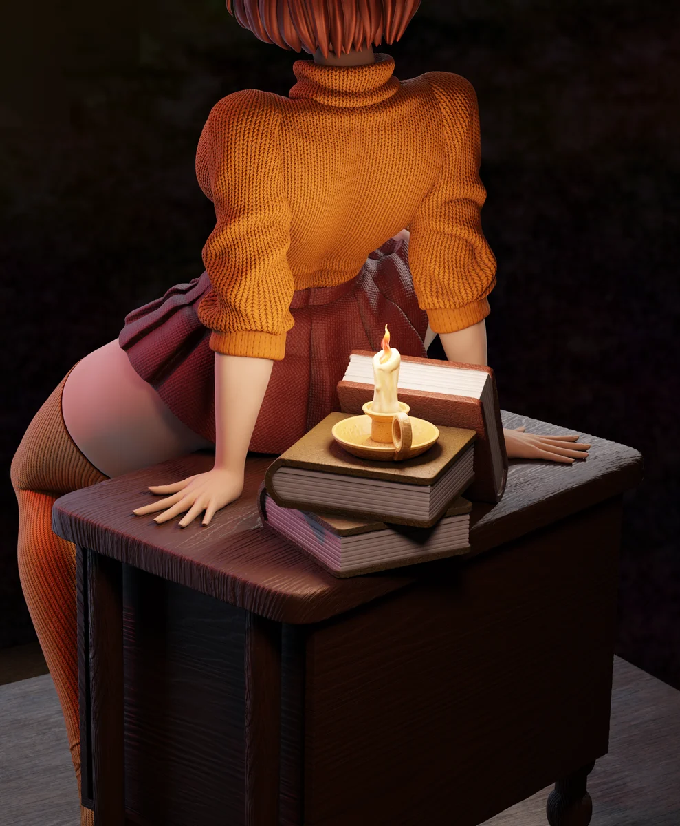 Velma v01 | Fan Art | 3D Printed Resin Model Garage Kit | *Un-Painted* | Momoji 3
