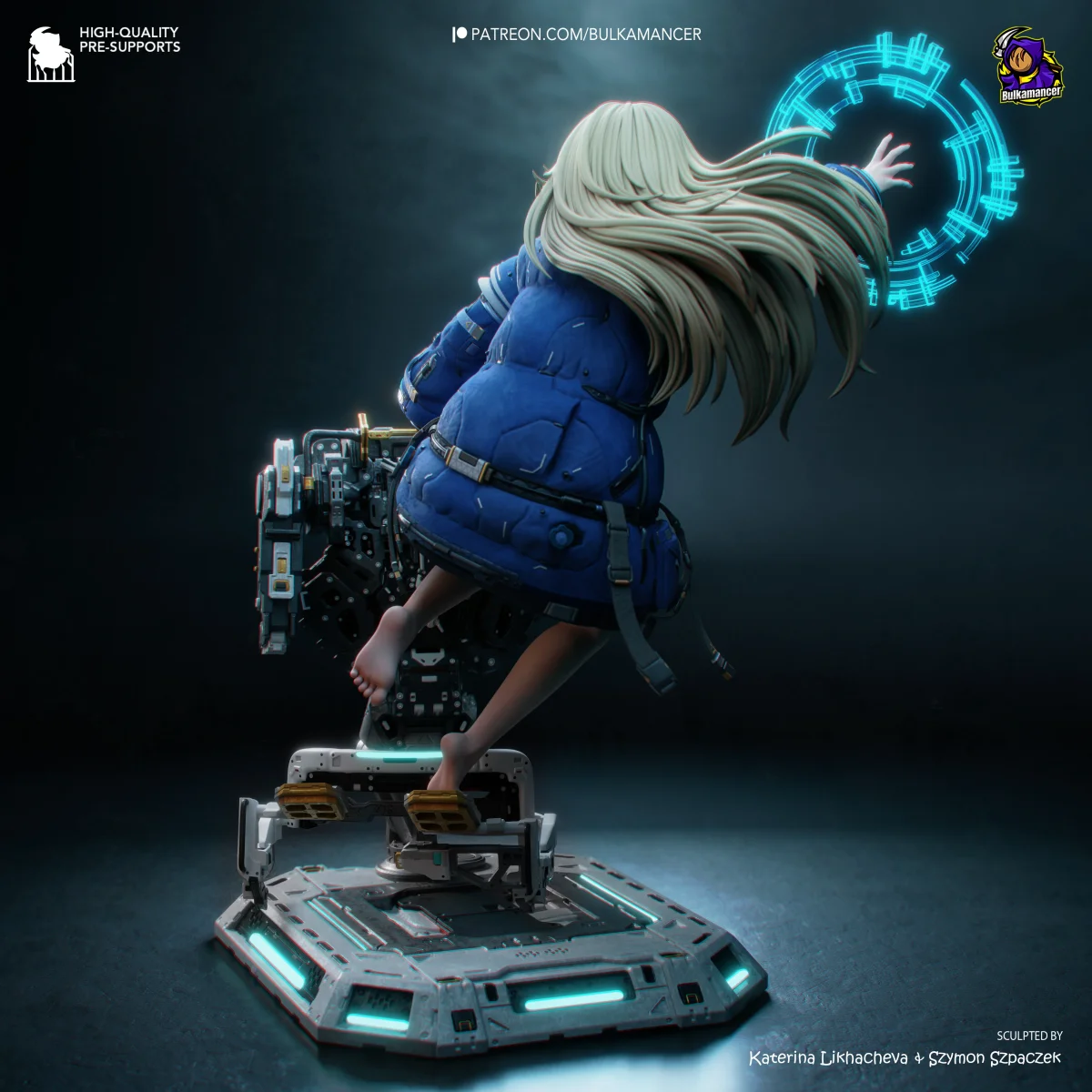 Diana | Fan Art | 3D Printed Resin Model Garage Kit | *Un-Painted* | Bulkamancer 3
