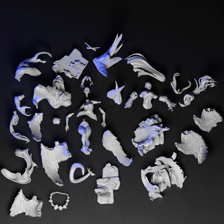 Dizzy | Fan Art | 3D Printed Resin Model Garage Kit | *Un-Painted* | Chuya Factory 5