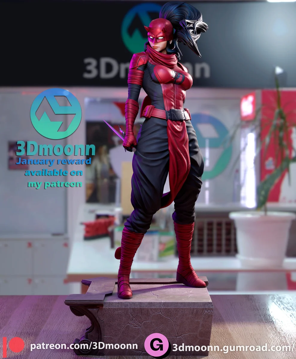 Merc Assassin | Fan Art | 3D Printed Resin Model Garage Kit | *Un-Painted* | 3DMoon 4