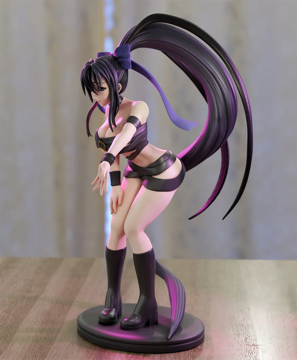 Akeno | Fan Art | 3D Printed Resin Model Garage Kit | *Un-Painted* | Momoji 3
