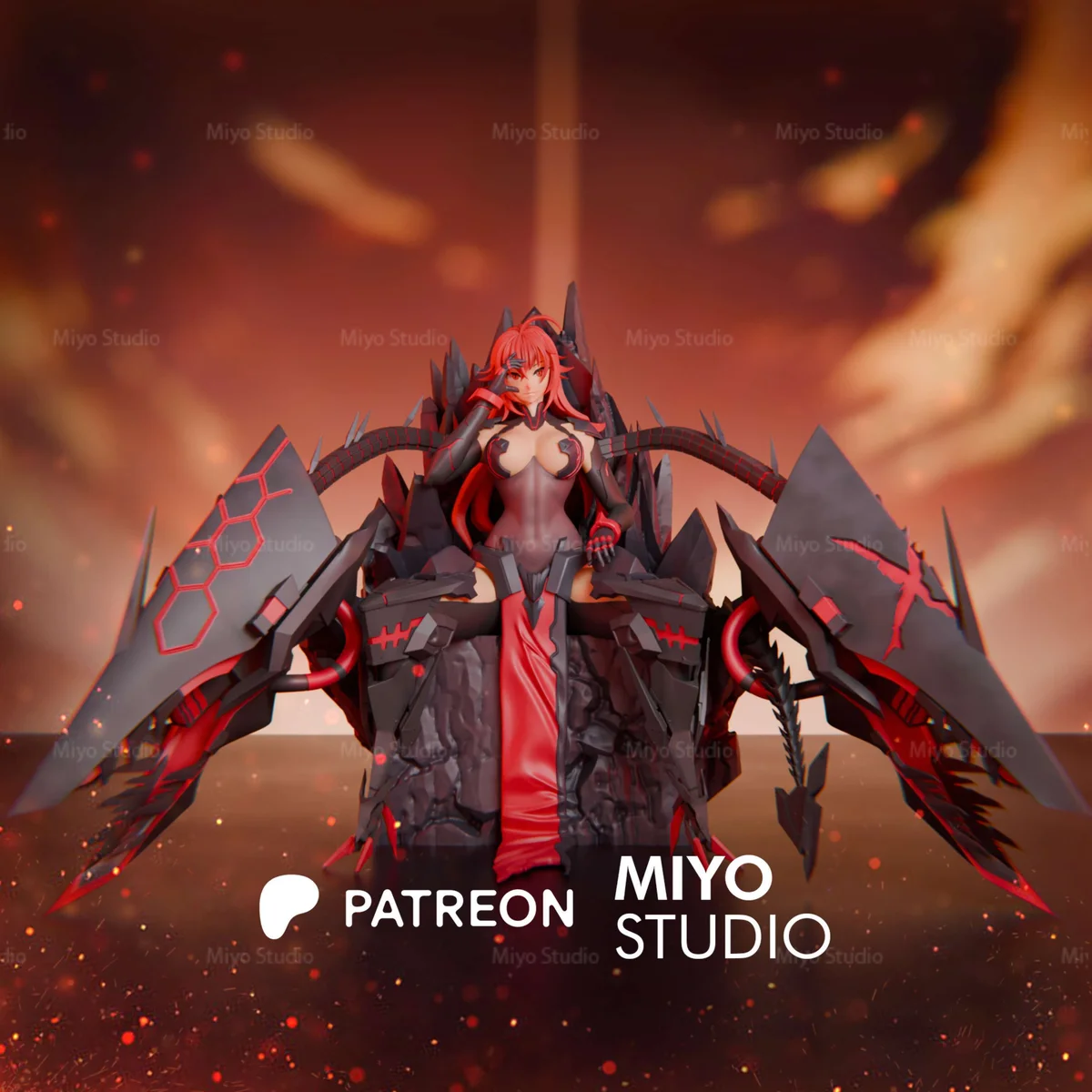 Nihilister | Fan Art | 3D Printed Resin Model Garage Kit | *Un-Painted* | MiyoStudio