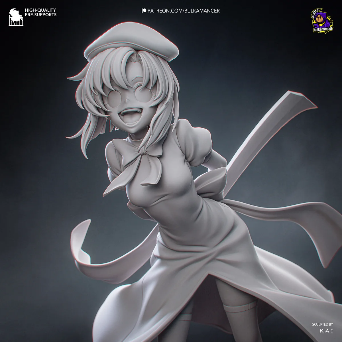 Rena | Fan Art | 3D Printed Resin Model Garage Kit | *Un-Painted* | Bulkamancer 9