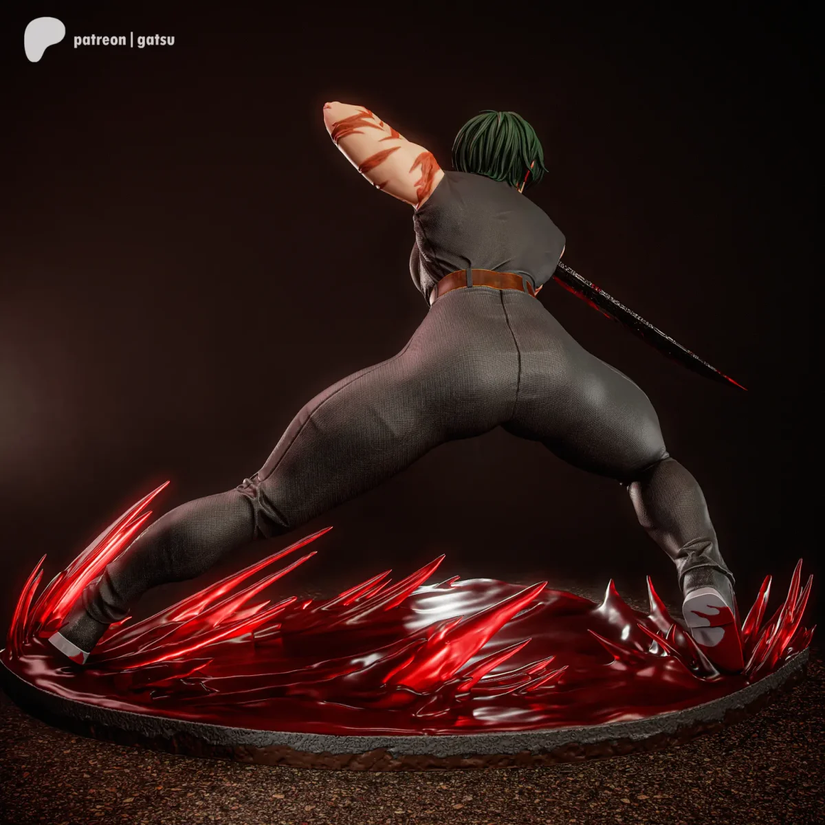Maki Zenin | Fan Art | 3D Printed Resin Model Garage Kit | *Un-Painted* | Gatsu Studios 6