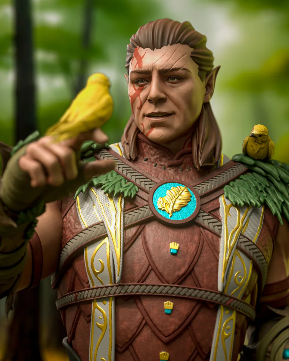 Halsin | Fan Art | 3D Printed Resin Model Garage Kit | *Un-Painted* | H3LL Creator