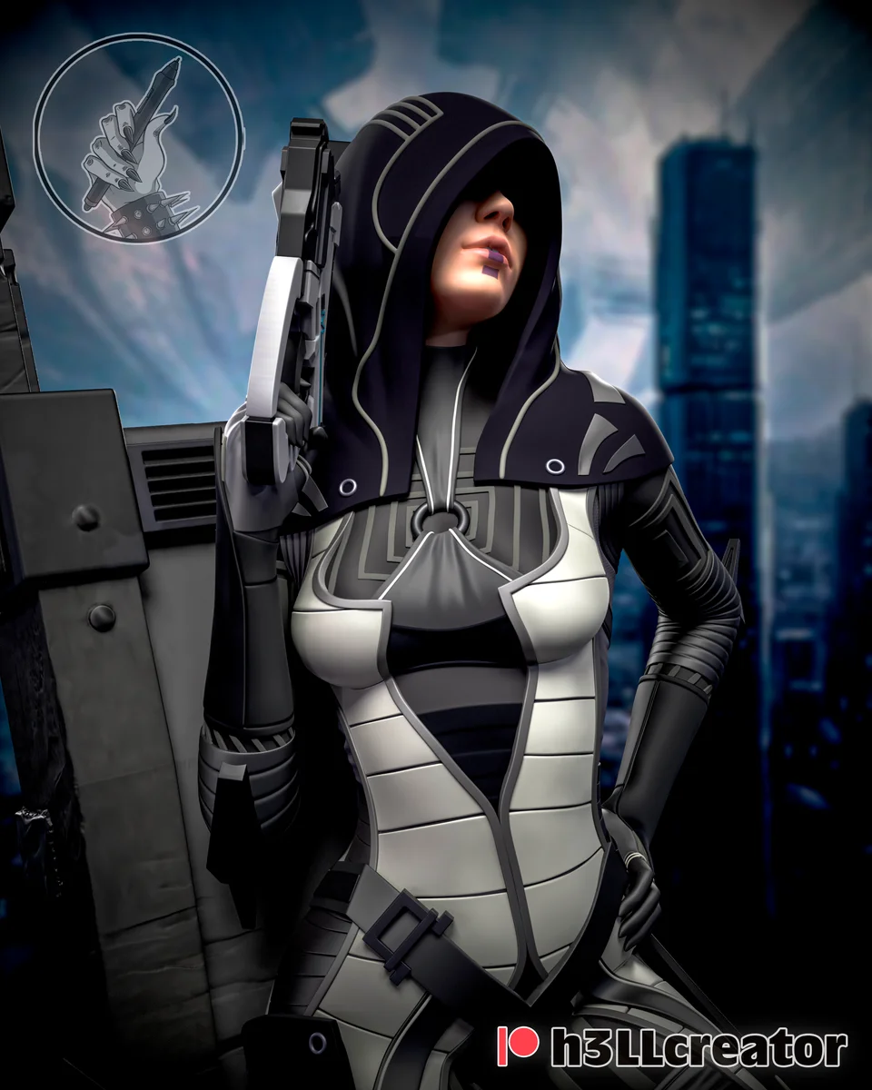 Kasumi Goto | Fan Art | 3D Printed Resin Model Garage Kit | *Un-Painted* | H3LL Creator