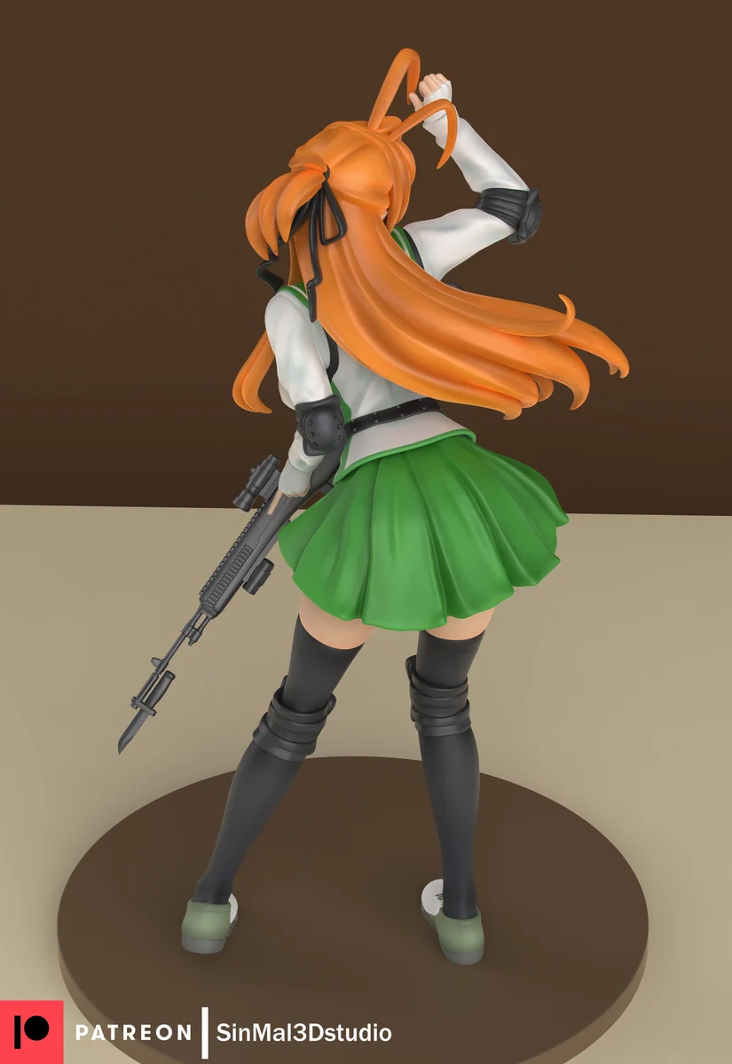 Rei Miyamoto | Fan Art | 3D Printed Resin Model Garage Kit | *Un-Painted* | Sin3Dstudio 6