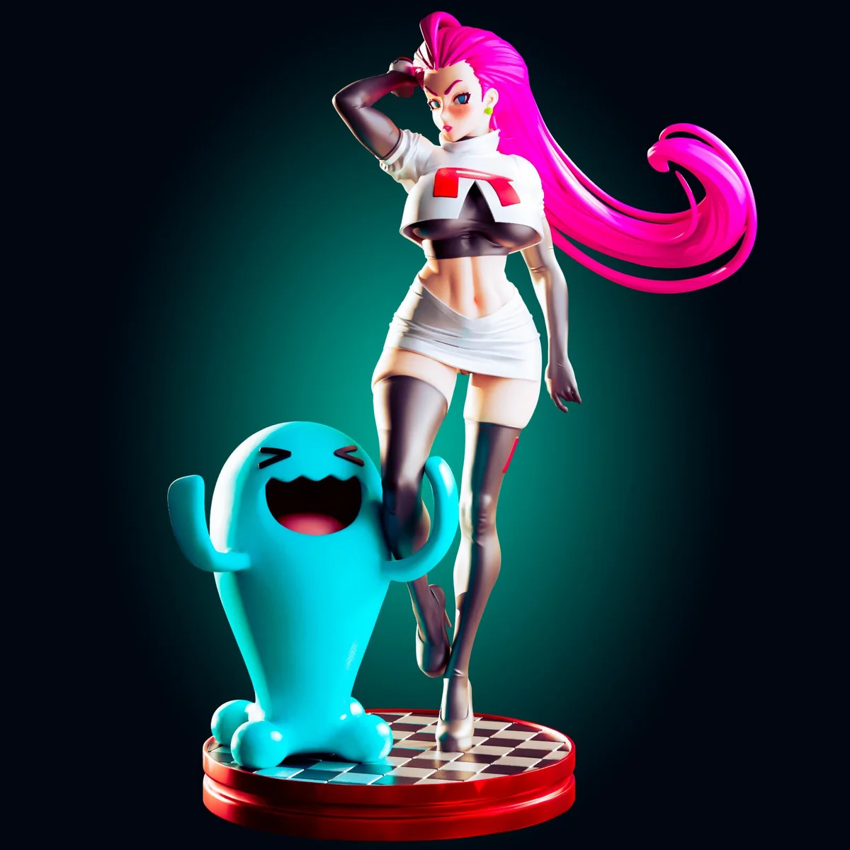Mean Girl | Fan Art | 3D Printed Resin Model Garage Kit | *Un-Painted* | Officer Rhu 2