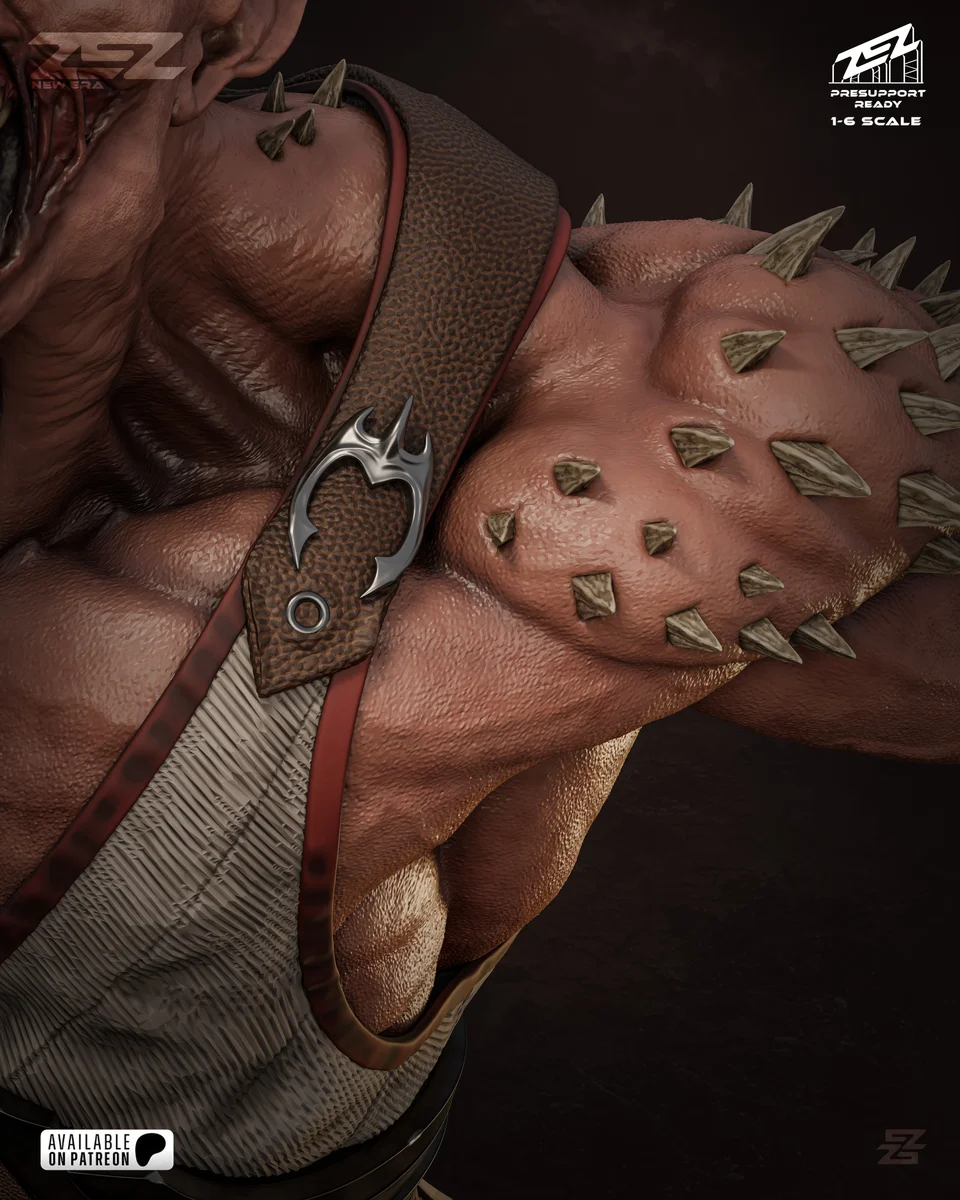 Baraka | Fan Art | 3D Printed Resin Model Garage Kit | *Un-Painted* | ZEZ Studio 9