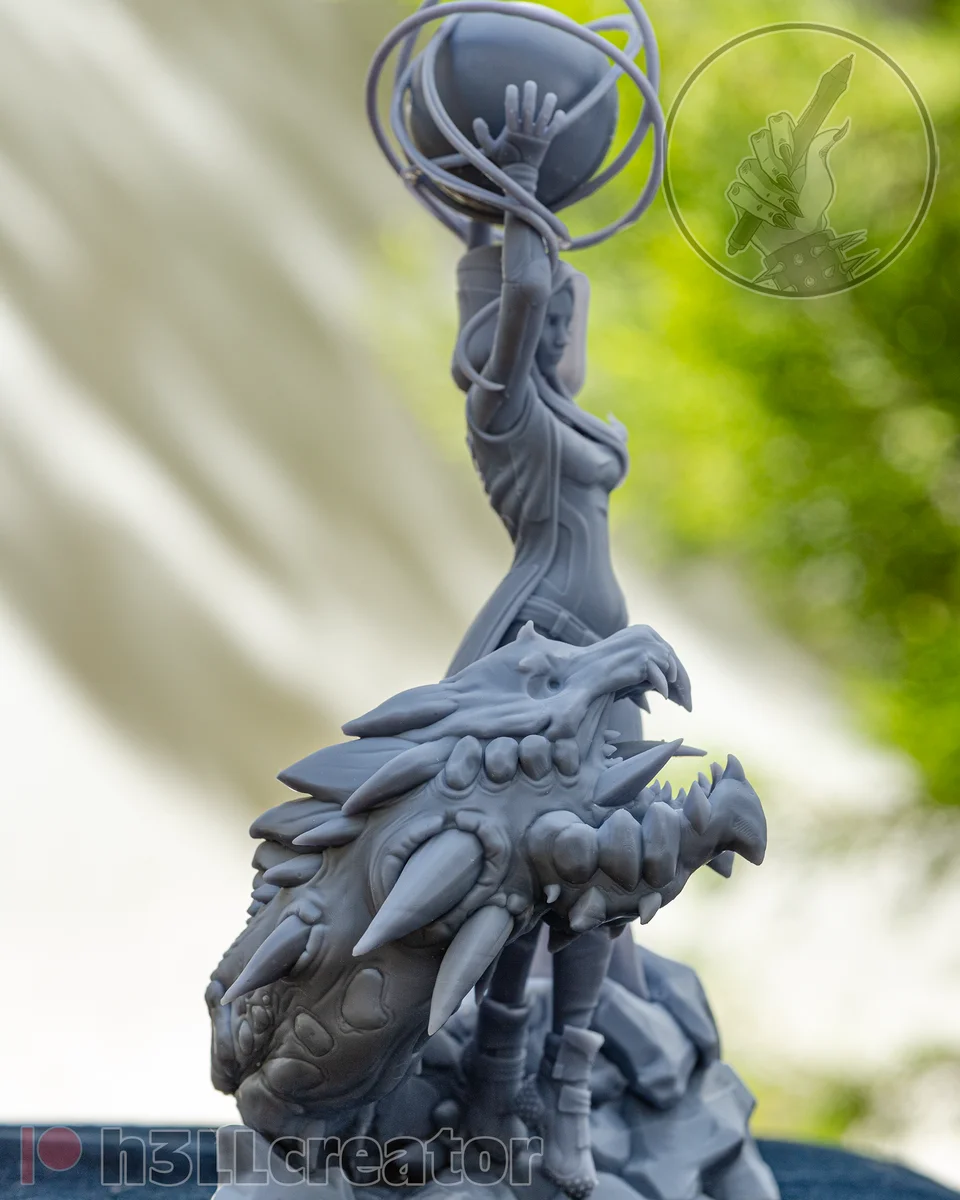 Maya | Fan Art | 3D Printed Resin Model Garage Kit | *Un-Painted* | H3LL Creator 8