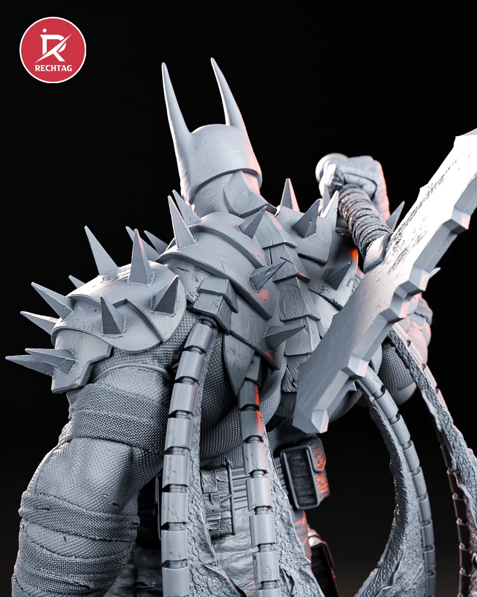 Absolute Batman | Fan Art | 3D Printed Resin Model Garage Kit | *Un-Painted* | Rechtag 8
