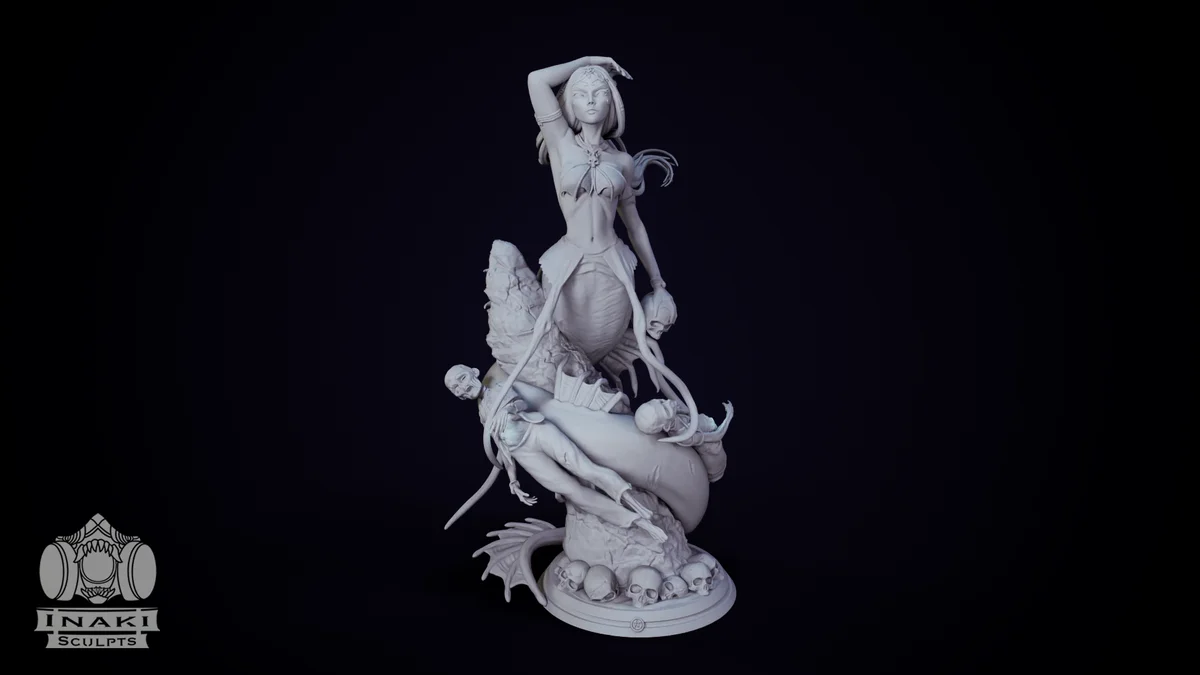 Gallevarbe | Fan Art | 3D Printed Resin Model Garage Kit | *Un-Painted* | Inaki Sculpts 4