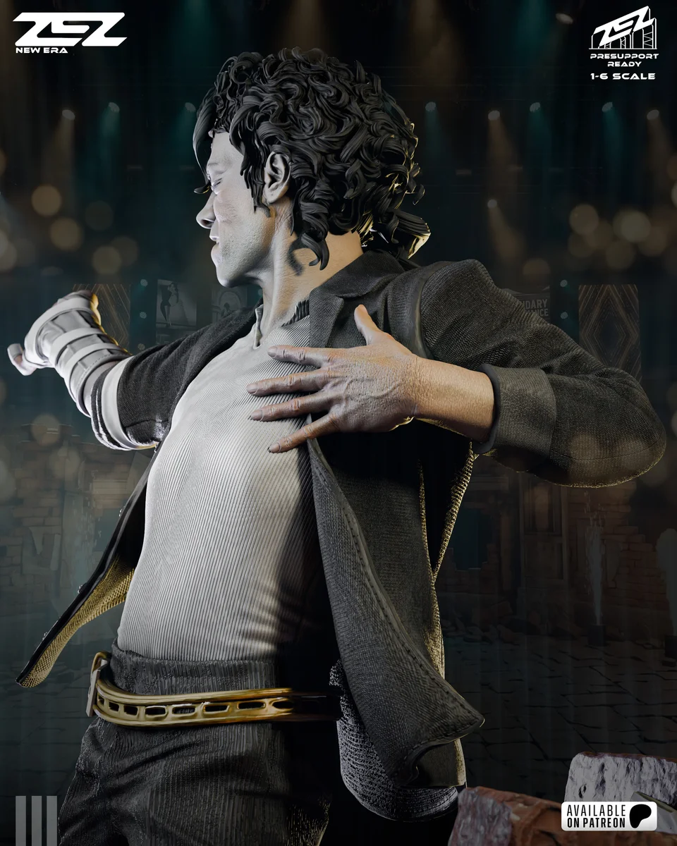 Michael Jackson | Fan Art | 3D Printed Resin Model Garage Kit | *Un-Painted* | ZEZ Studio 9