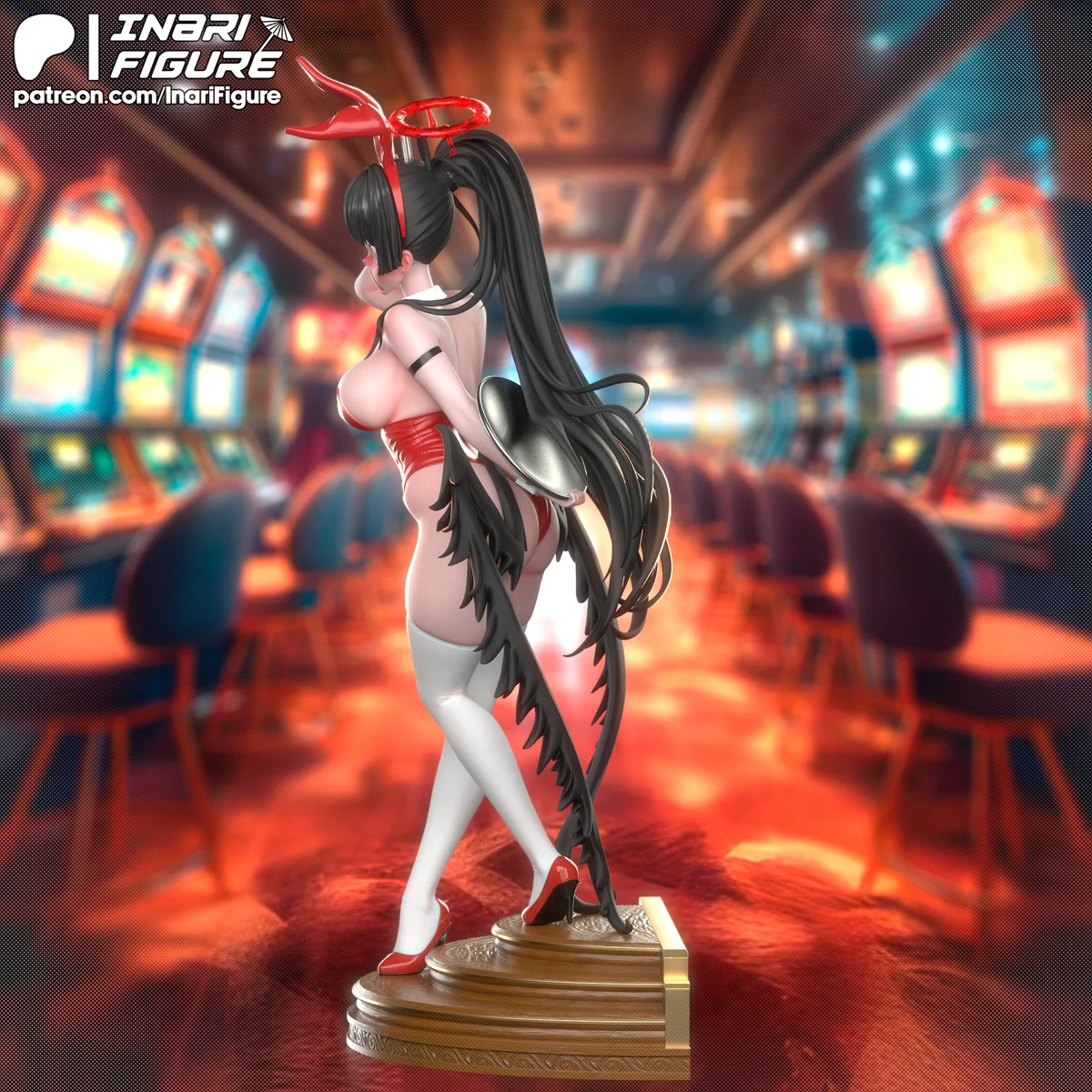 Tsurugi | Fan Art | 3D Printed Resin Model Garage Kit | *Un-Painted* | Inari Figure 4