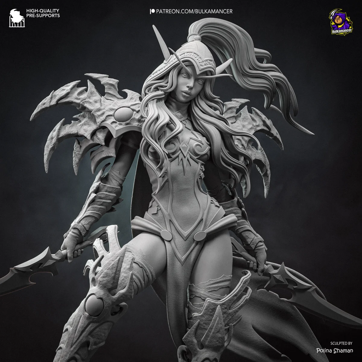 Valeera | Fan Art | 3D Printed Resin Model Garage Kit | *Un-Painted* | Bulkamancer 6
