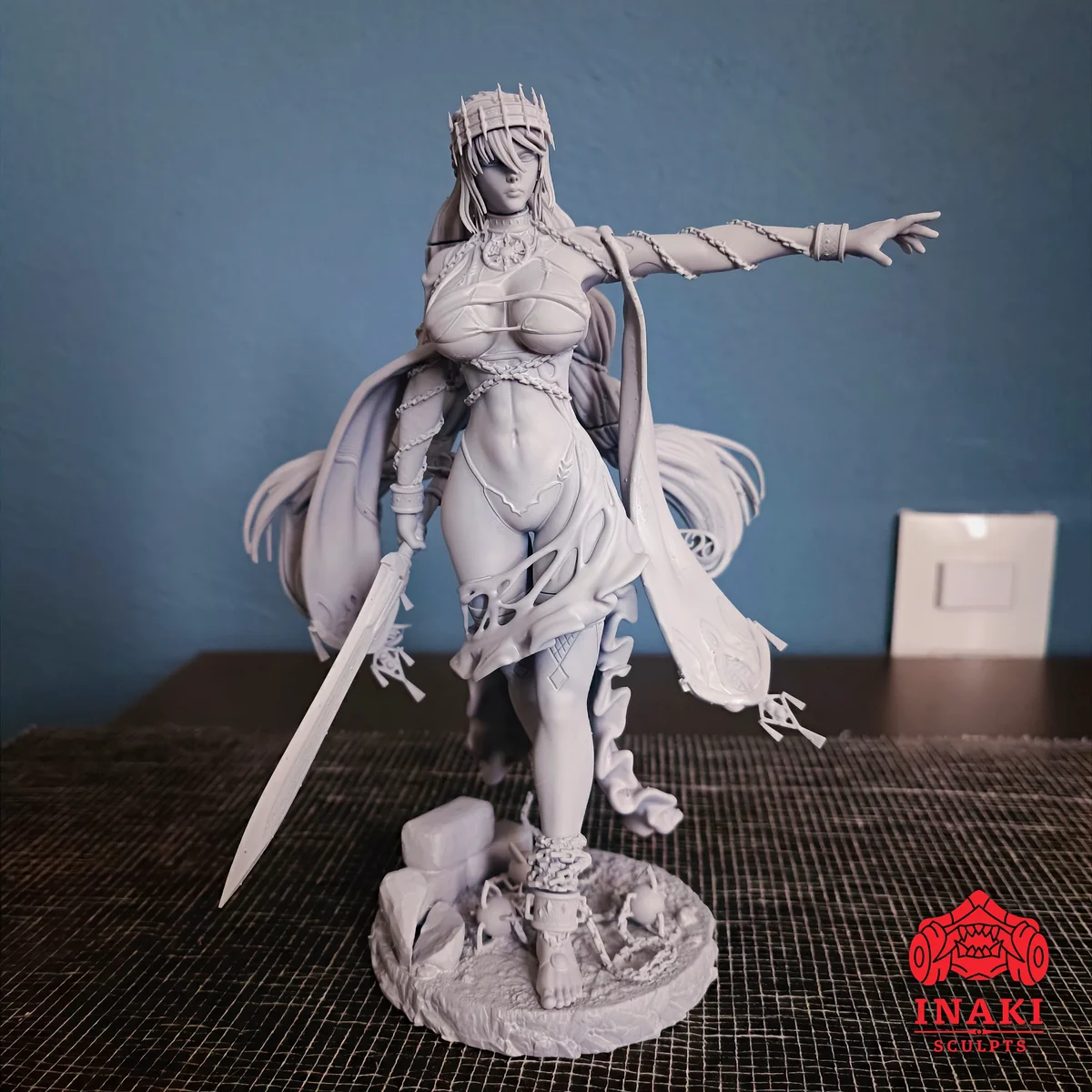 Zenobia | Fan Art | 3D Printed Resin Model Garage Kit | *Un-Painted* | Inaki Sculpts 6