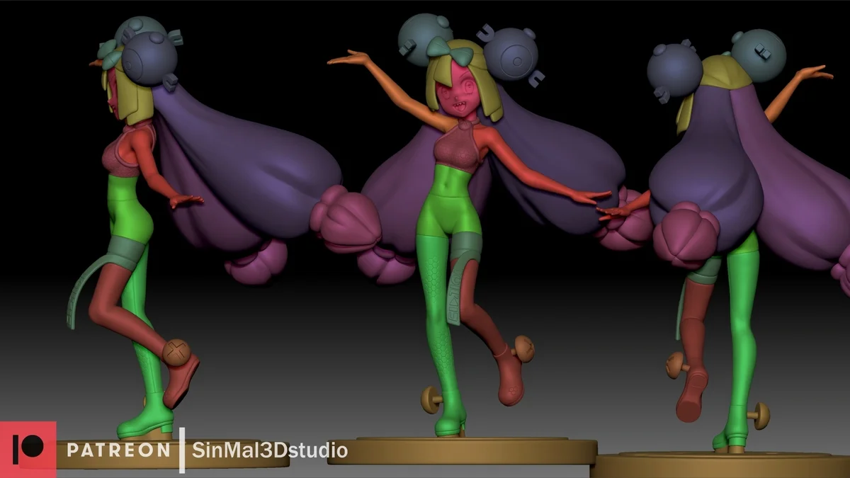 Iono | Fan Art | 3D Printed Resin Model Garage Kit | *Un-Painted* | Sin3Dstudio 10