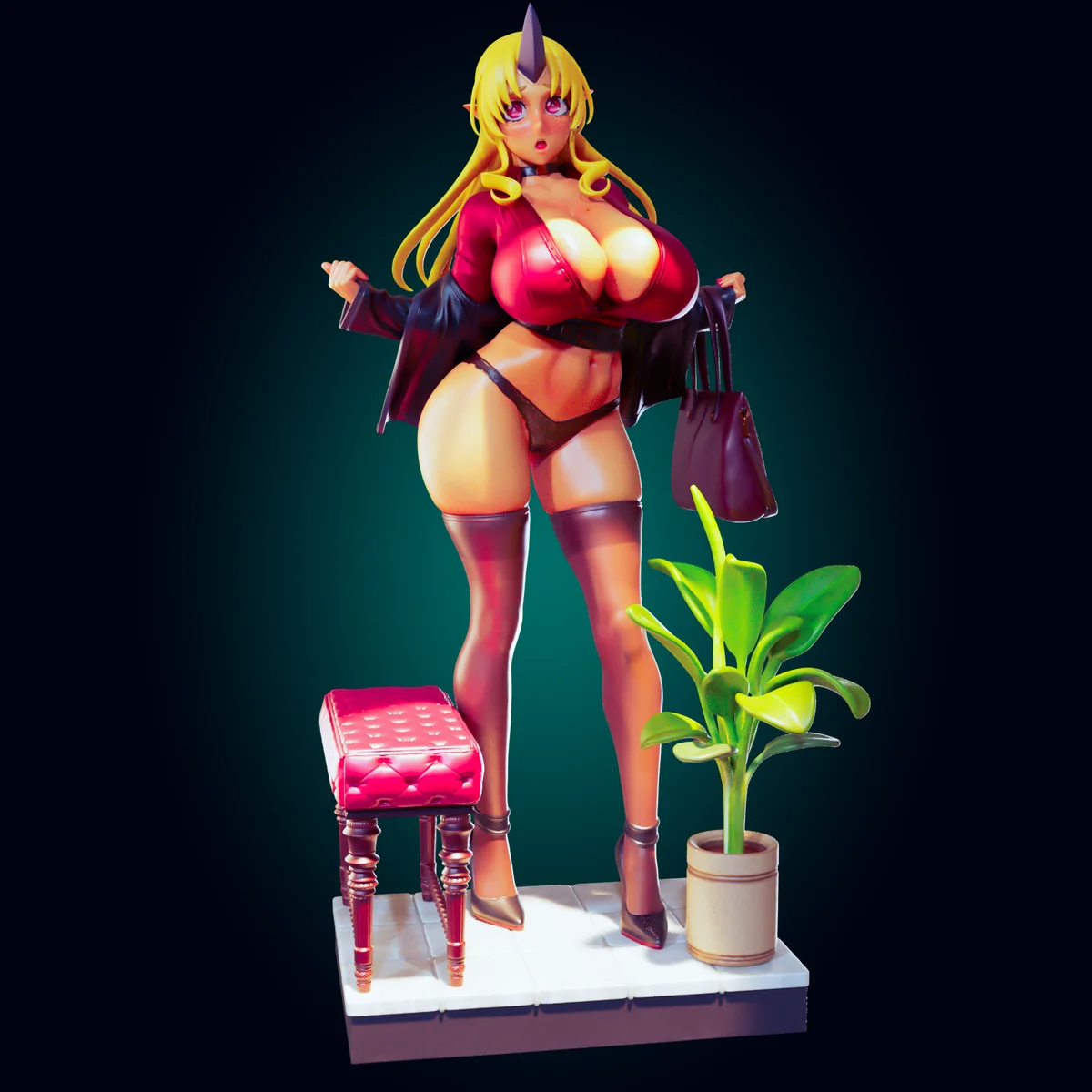 Ogre Girl | Fan Art | 3D Printed Resin Model Garage Kit | *Un-Painted* | Officer Rhu 5