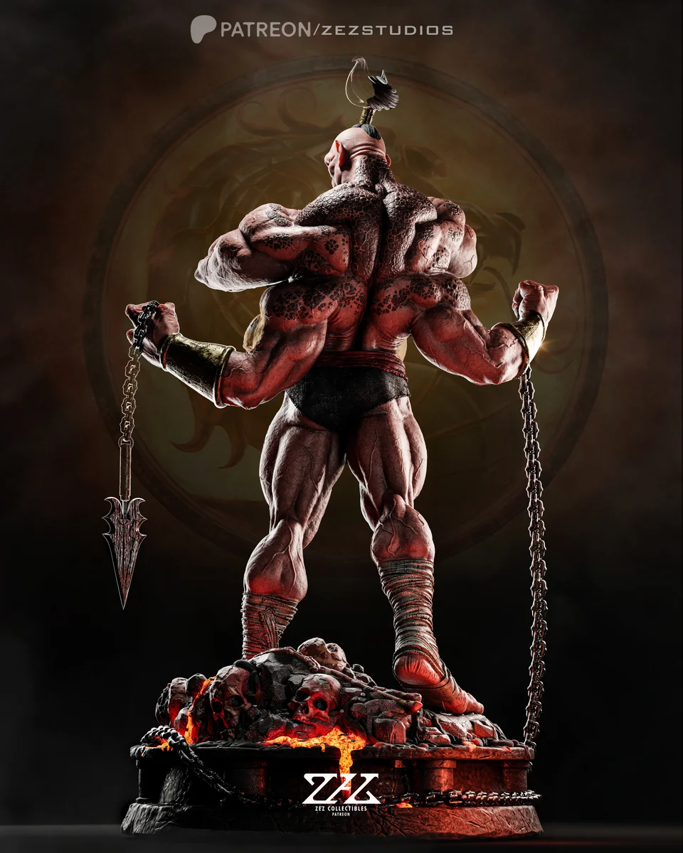 Goro | Fan Art | 3D Printed Resin Model Garage Kit | *Un-Painted* | ZEZ Studio 3