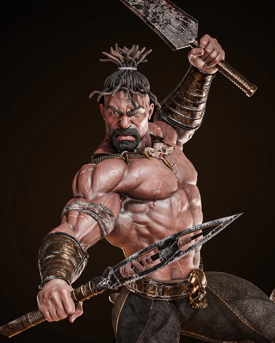 Erik Killmonger | Fan Art | 3D Printed Resin Model Garage Kit | *Un-Painted* | ZEZ Studio 6