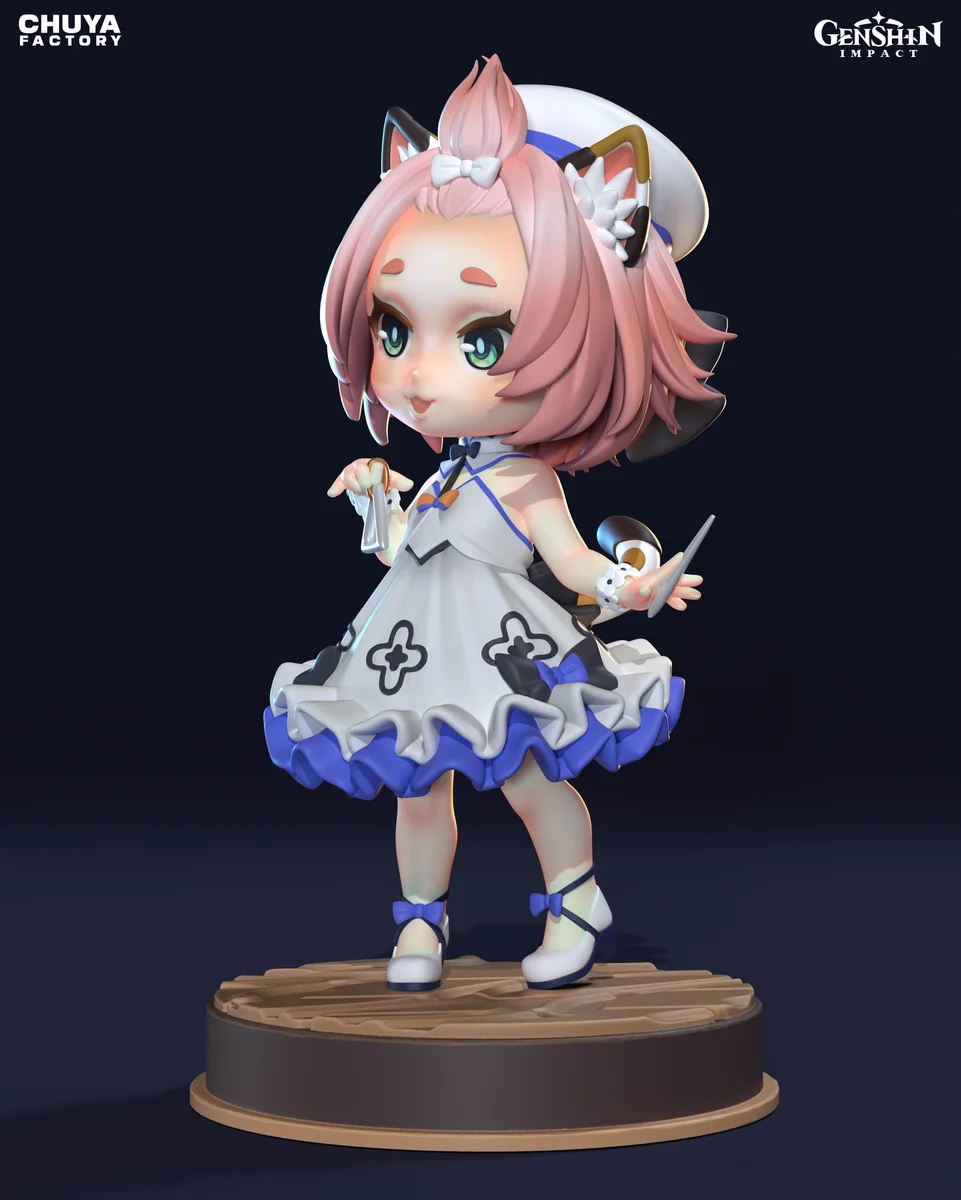 Chibi Diona | Fan Art | 3D Printed Resin Model Garage Kit | *Un-Painted* | Chuya Factory 3