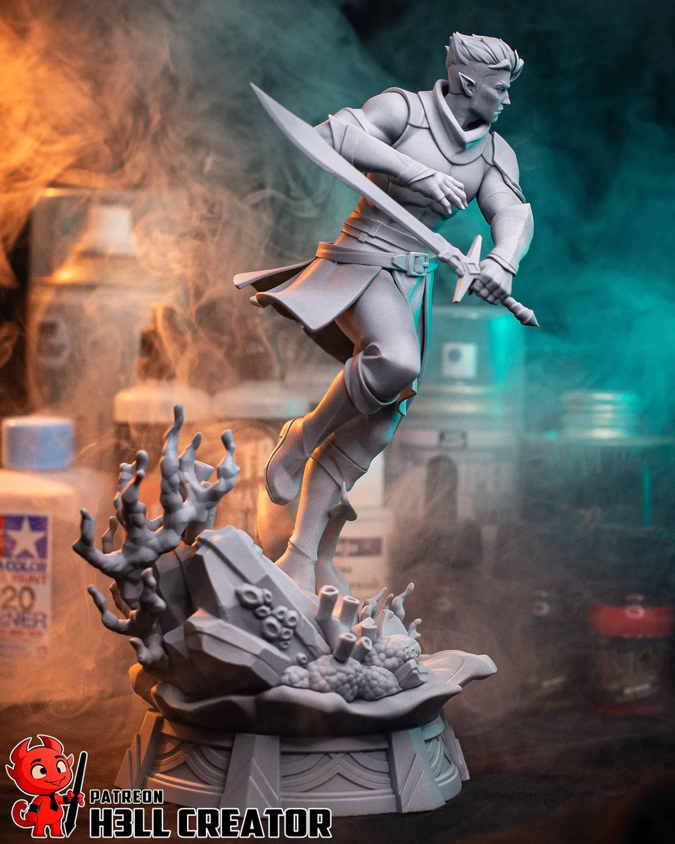Fjord | Fan Art | 3D Printed Resin Model Garage Kit | *Un-Painted* | H3LL Creator 7