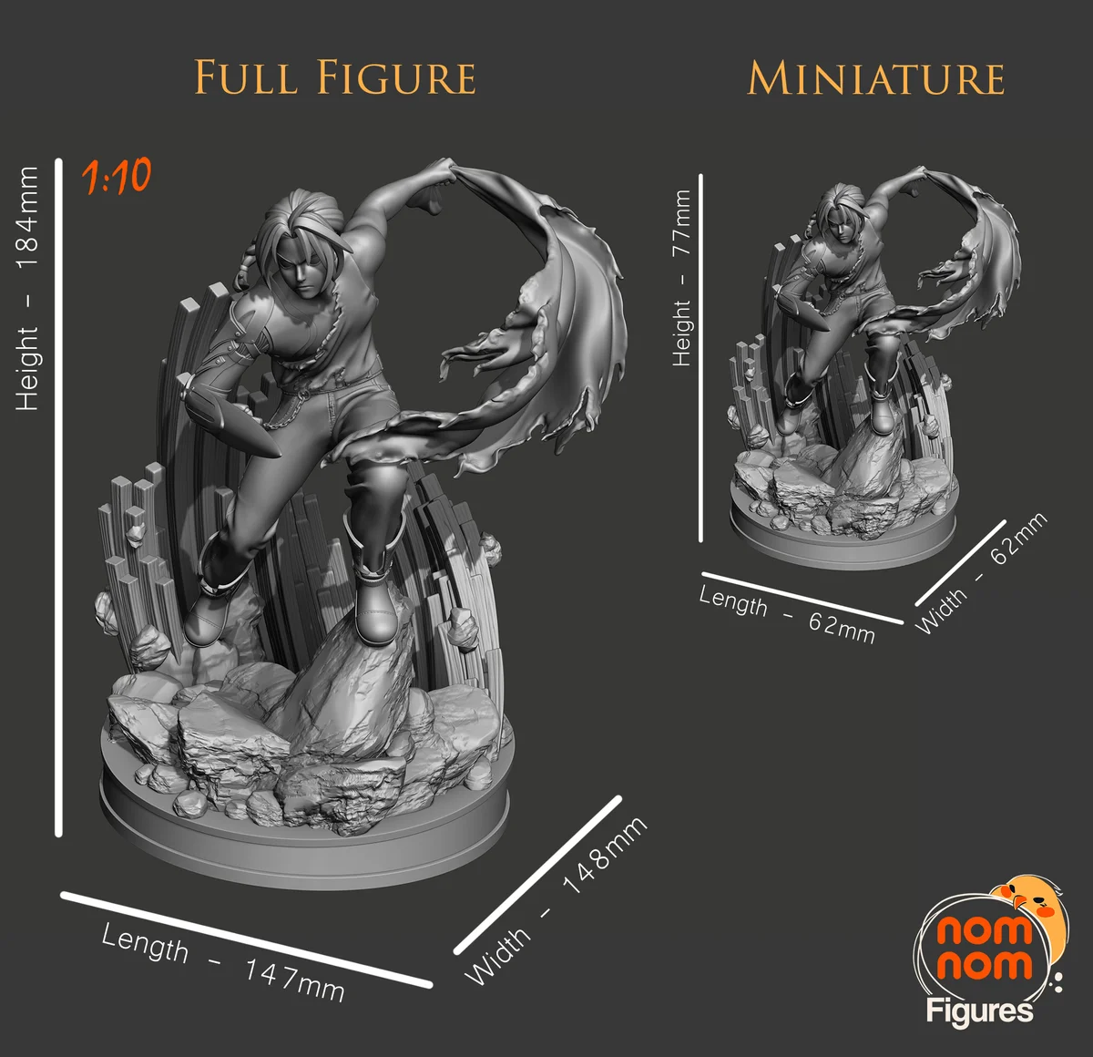 Edward Elric | Fan Art | 3D Printed Resin Model Garage Kit | *Un-Painted* | Nomnom 4