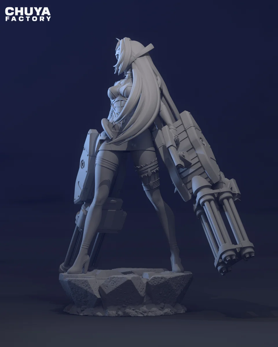 KOS-MOS | Fan Art | 3D Printed Resin Model Garage Kit | *Un-Painted* | Chuya Factory 9