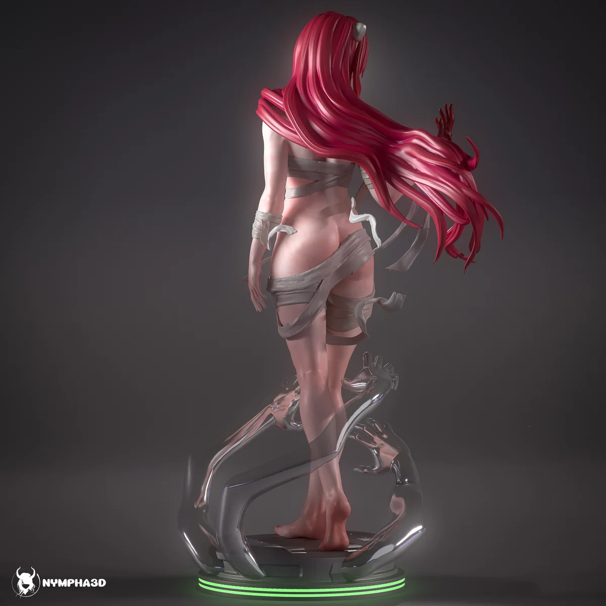 Lucy | Fan Art | 3D Printed Resin Model Garage Kit | *Un-Painted* | Nympha3D 7