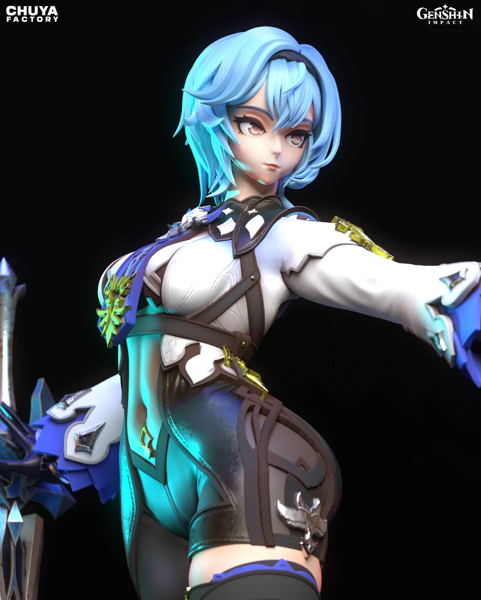 Eula | Fan Art | 3D Printed Resin Model Garage Kit | *Un-Painted* | Chuya Factory