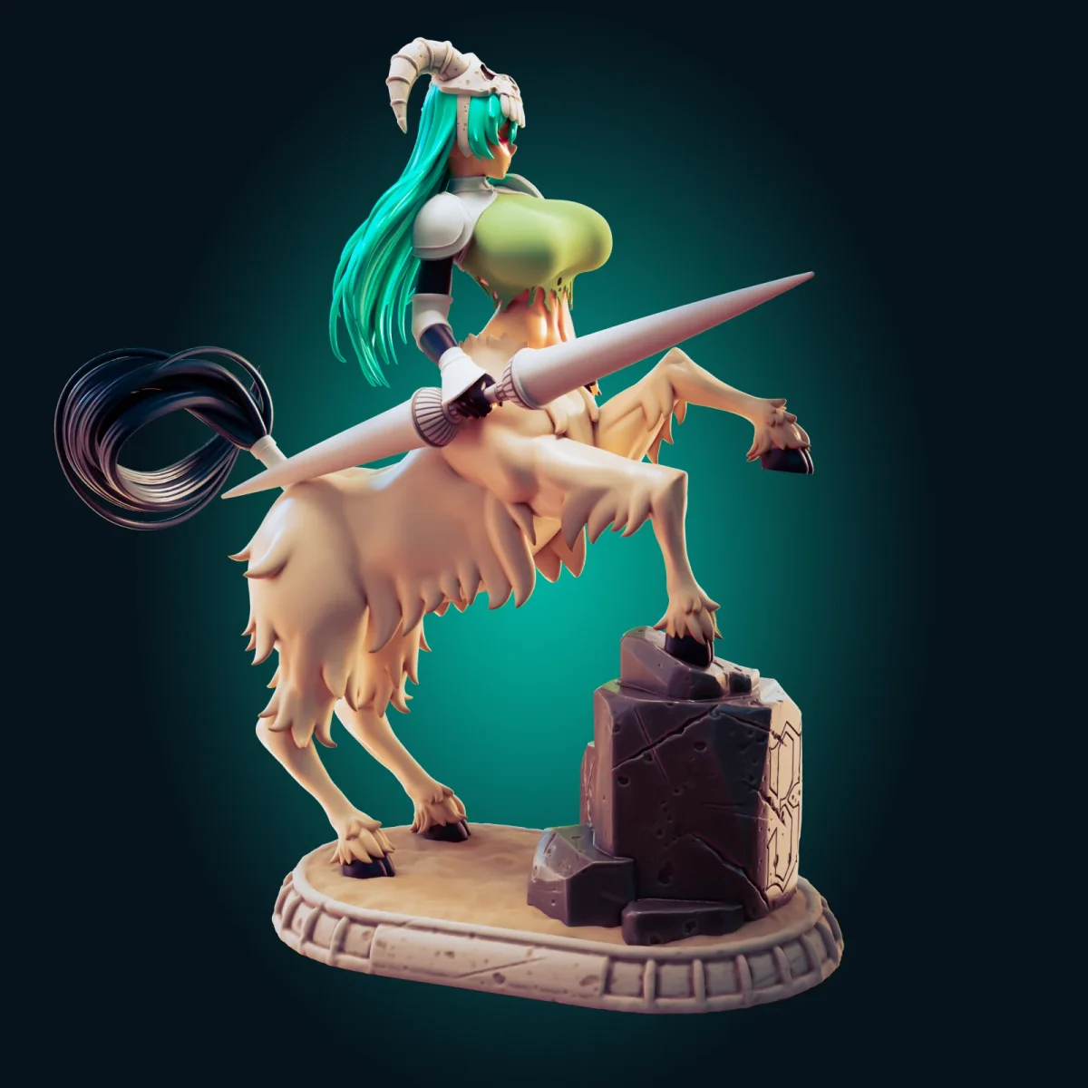 Nelliel | Fan Art | 3D Printed Resin Model Garage Kit | *Un-Painted* | Officer Rhu 2