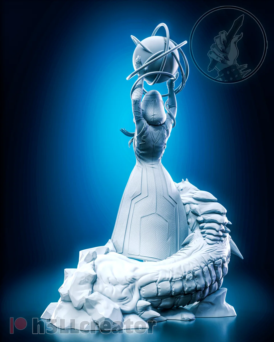 Maya | Fan Art | 3D Printed Resin Model Garage Kit | *Un-Painted* | H3LL Creator 9
