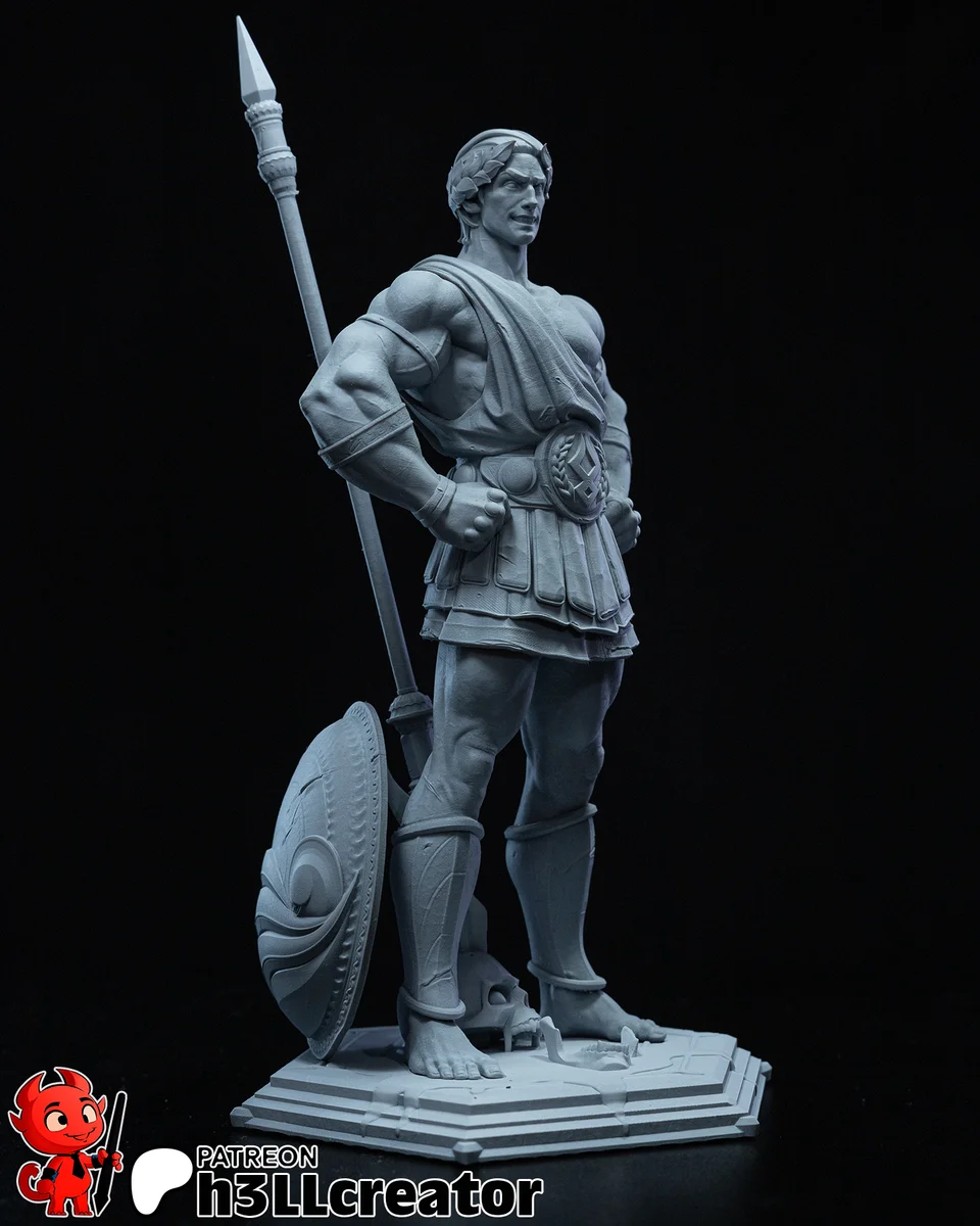 Theseus | Fan Art | 3D Printed Resin Model Garage Kit | *Un-Painted* | H3LL Creator 7